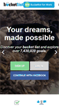 Mobile Screenshot of bucketlist.org